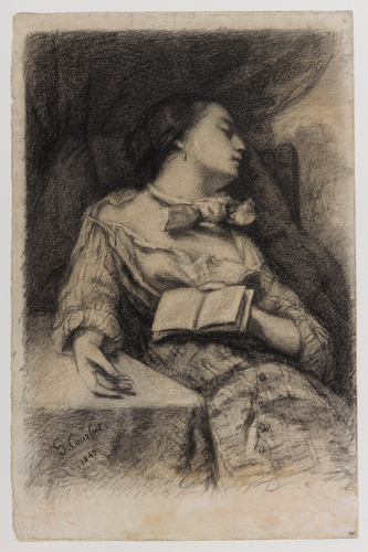 Gustave Courbet - La Liseuse endormie