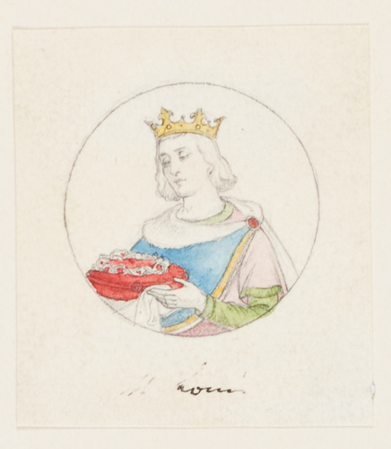Théophile Soyer - Projet de décor pour un ostensoir