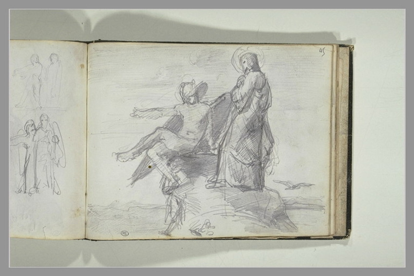 Tentation du Christ - Henri Chapu | Musée d'Orsay