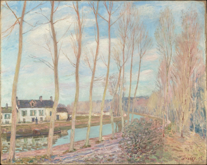 Le Canal du Loing - Alfred Sisley