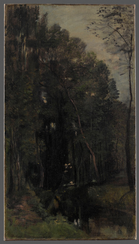 Charles-François Daubigny - Sous-bois et ruisseau