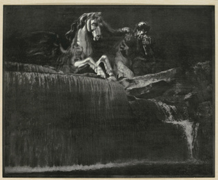 Alvin Langdon Coburn - The Fountain at Trevi