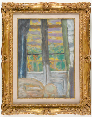 Pierre Bonnard - Intérieur à la porte fenêtre, vue du petit salon du Cannet