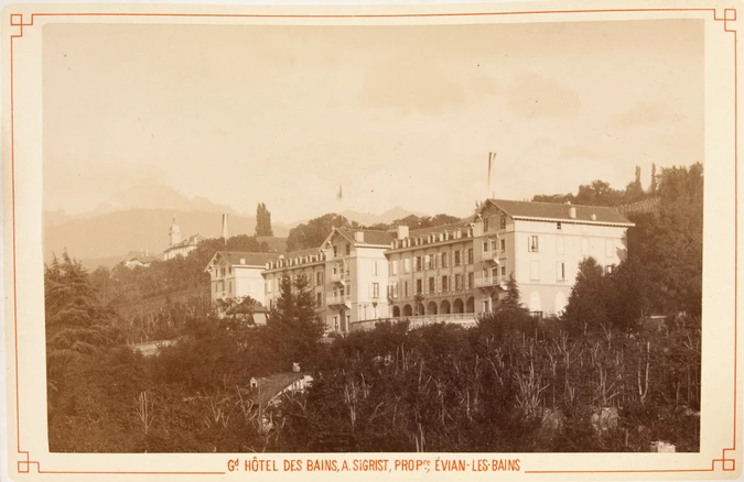 Gustave Eiffel - Grand hôtel des Bains A. Sigeist Prop, Evian les Bains