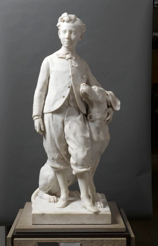 Le Prince impérial et le chien Néro - Jean-Baptiste Carpeaux