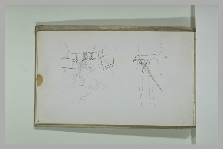 Alphonse de Neuville - Détails de costumes militaires