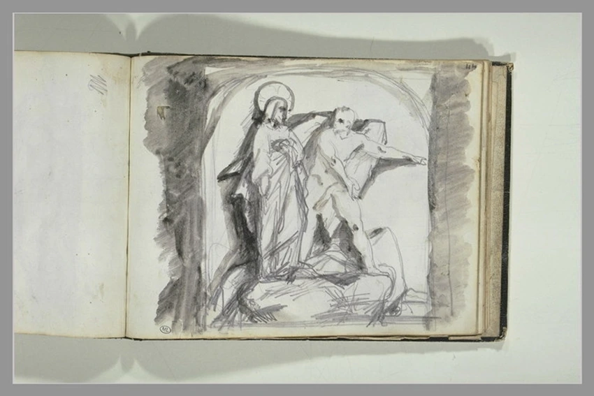 La tentation du Christ Henri Chapu Musée d'Orsay