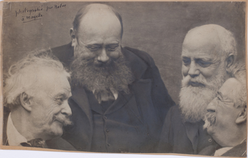 Nadar - Atelier de Marseille : autoportrait de Félix Nadar avec Paul-Armand Silv...