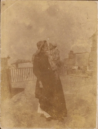 Femme portant un enfant - Emile Bernard