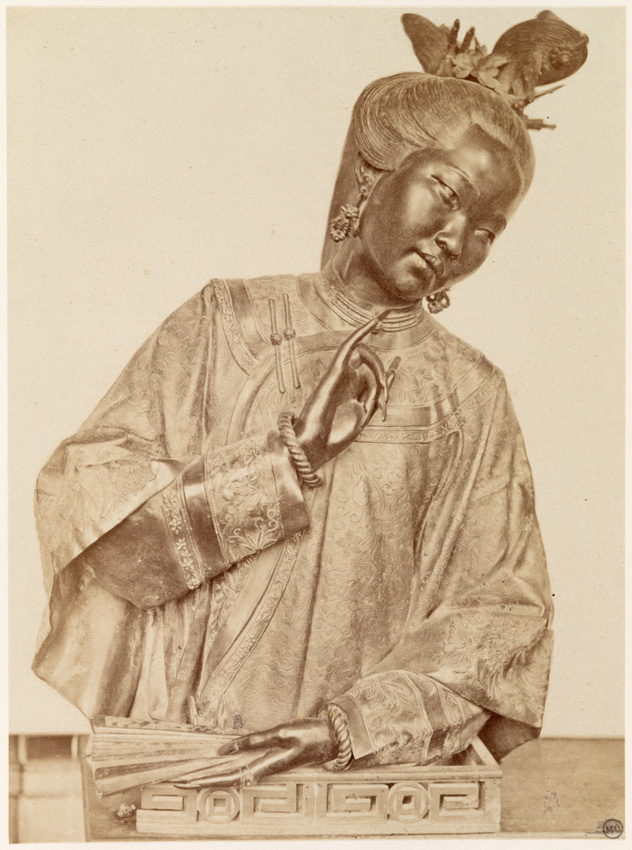 Charles Marville - "Chinoise, groupe sud-oriental, type mongolique", sculpture d...