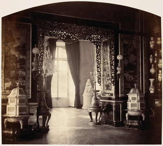 Pierre-Ambroise Richebourg - Vue intérieure du pavillon chinois de l'impératrice...