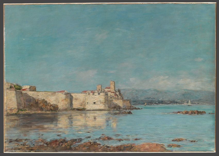 Le Port d'Antibes - Eugène Boudin | Musée d'Orsay