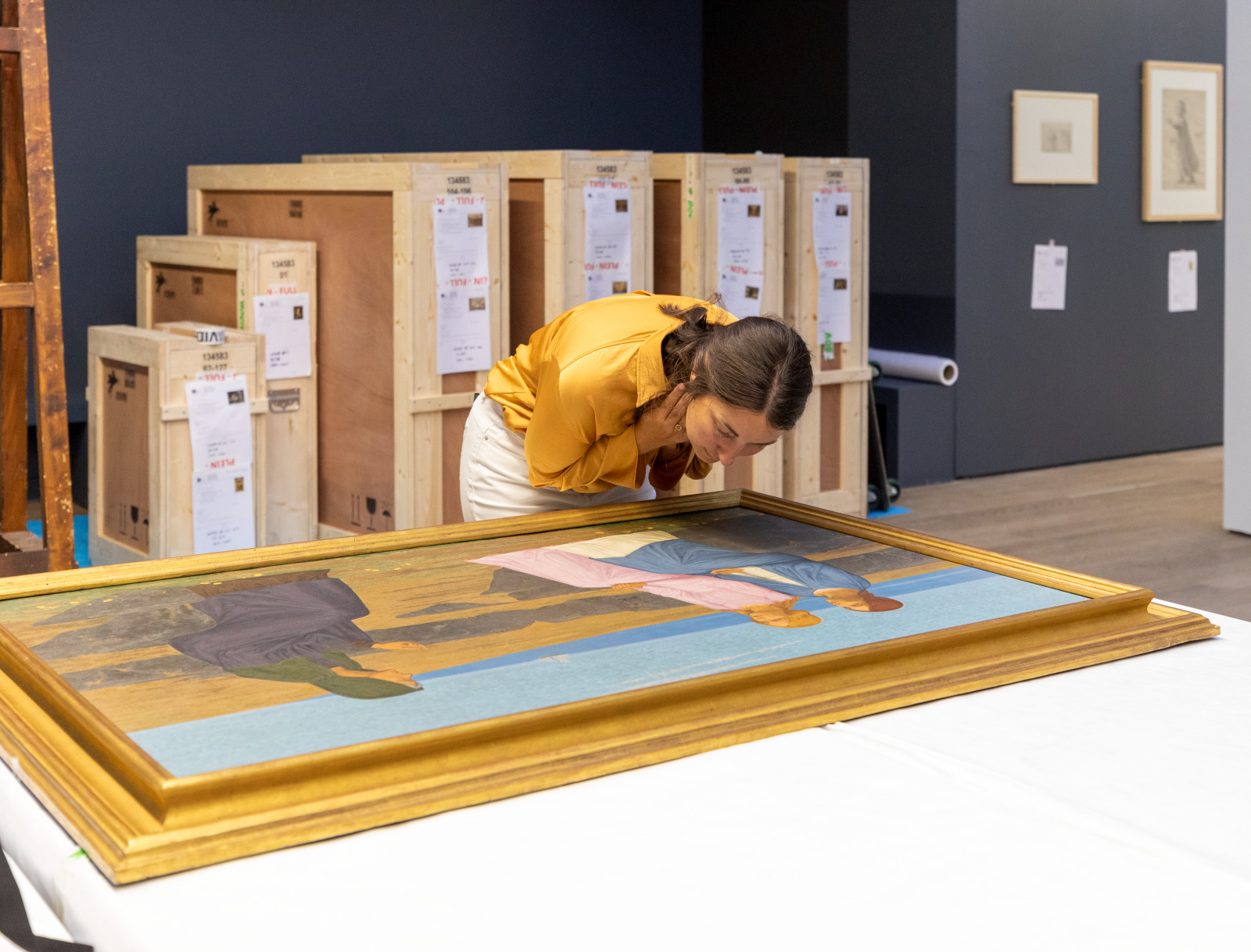 Conservation, expositions et régie des oeuvres