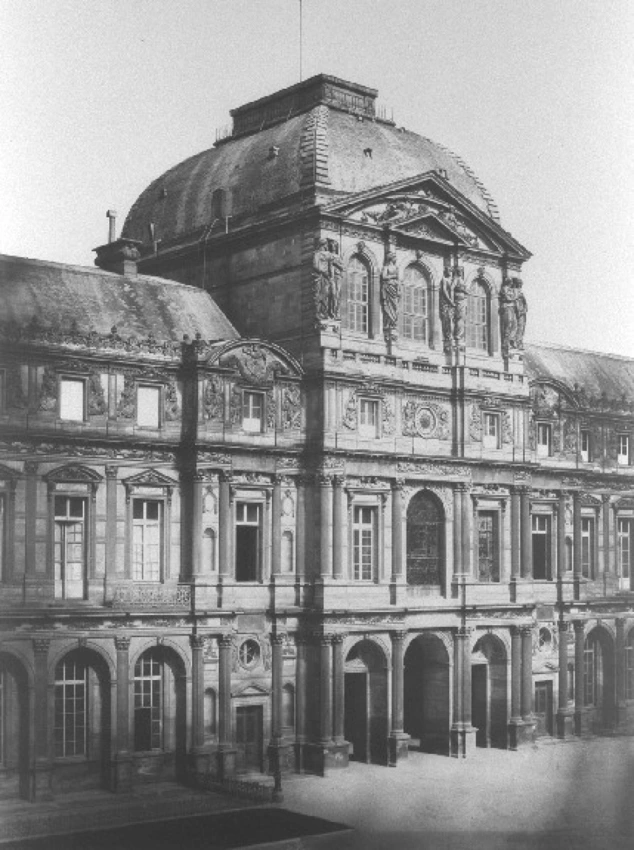 Le Louvre, pavillon de l'Horloge - Edouard Baldus