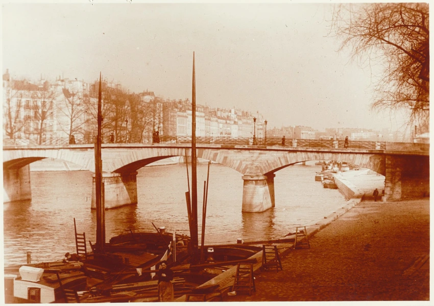 Charles Augustin Lhermitte - Paris, le pont d'Austerlitz ?