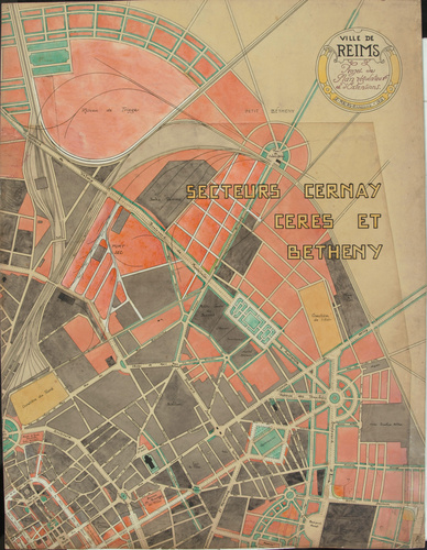 Ernest Kalas - Ville de Reims, projet de plan régulateur et d'extensions, secteu...