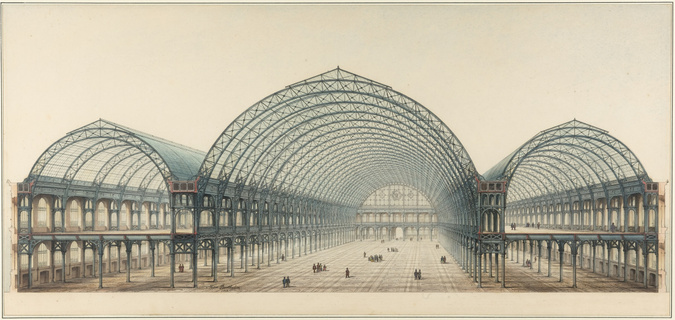Palais de l'Industrie, coupe transversale - Max Berthelin | Musée