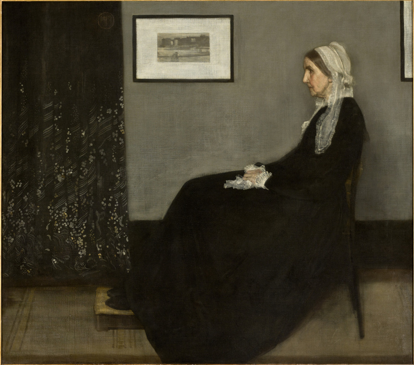 James Abbott Mcneill Whistler,ホイッスラー Arrangement en gris et noir n°1 - James Abbott McNeill Whistler