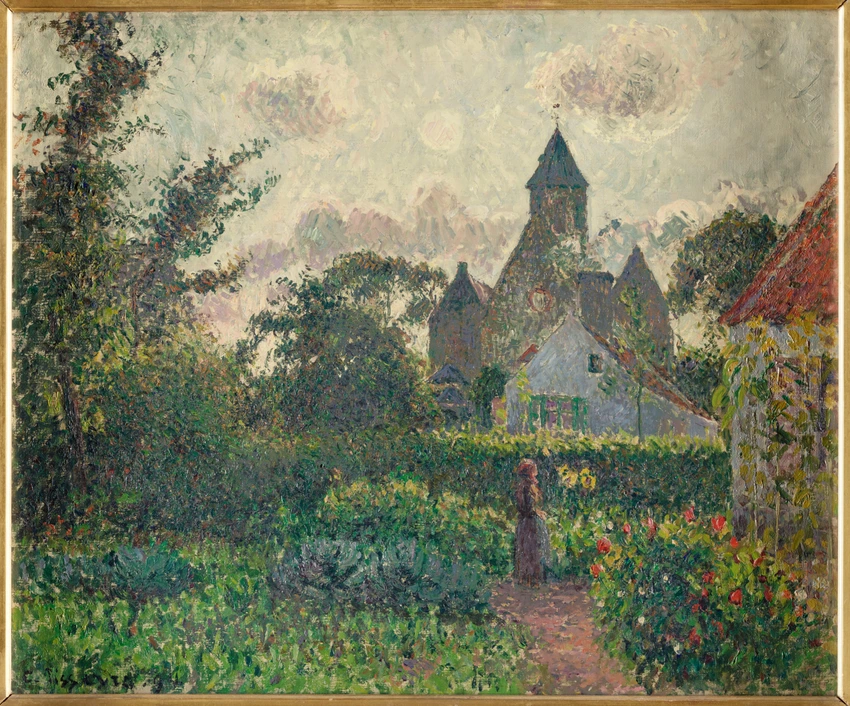 Camille Pissarro - Eglise de Knocke