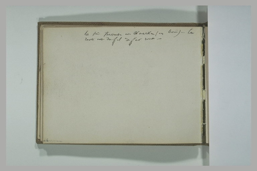 Alphonse de Neuville - Note manuscrite