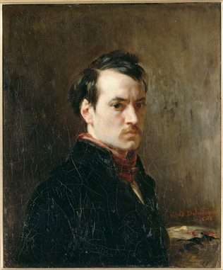 Alfred Dehodencq - Portrait de l'artiste