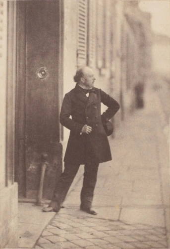 Charles Nègre - Portrait du sculpteur Auguste Préault, de profil
