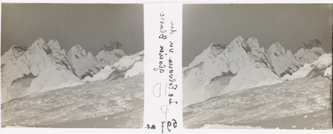 E. Serve-Louvat - Le Pelvoux vu du glacier blanc