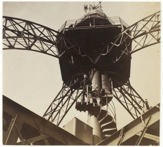 Albert Londe - Tour Eiffel, le lanternon