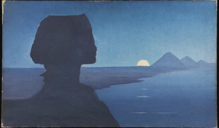 Paysage avec le Sphinx - Alphonse Osbert