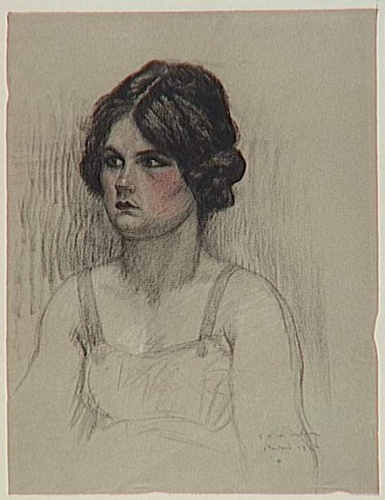 Théophile Alexandre Steinlen - Femme en buste