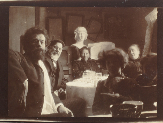 Pierre Bonnard - Planche contact : dans l'atelier du peintre, rue de Douai