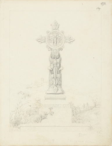 Victor Ruprich-Robert - Croix sur un chemin