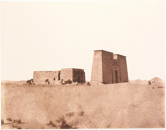 Félix Teynard - Dakkeh, Pselcis - Vue générale du temple