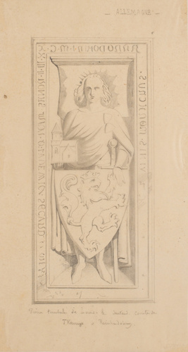 Edouard Villain - Pierre tombale de Louis le Sauteur, Allemagne