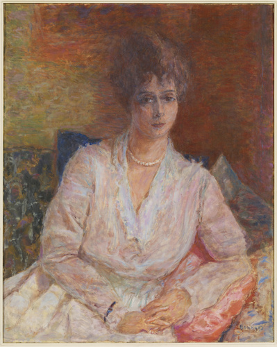 Pierre Bonnard - Madame Reine Thadée Natanson au collier de perles