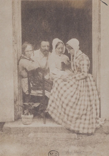 Adolphe Humbert de Molard - Portrait de groupe avec la fille de l'artiste