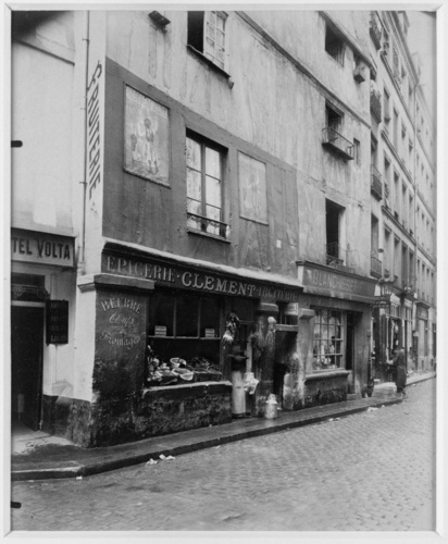 Eugène Atget - Vieille maison à pans de bois, 3 rue Volta