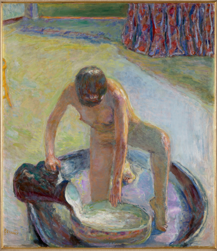 Pierre Bonnard - Nu accroupi au tub