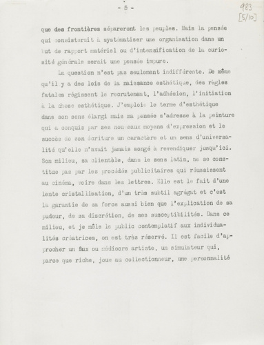 Paul Guillaume - Lettre ouverte à Monsieur le Ministre de l'Education Nationale