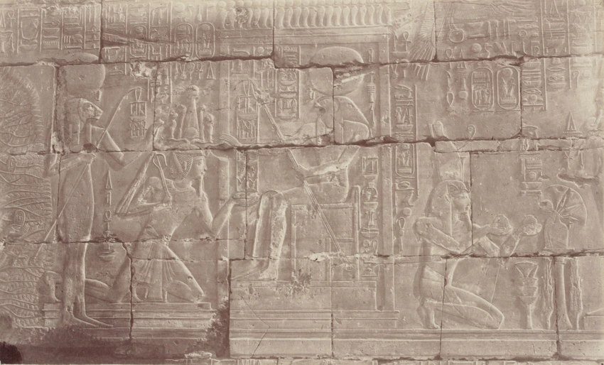 Anonyme - Karnak - Tableau de la salle hypostyle