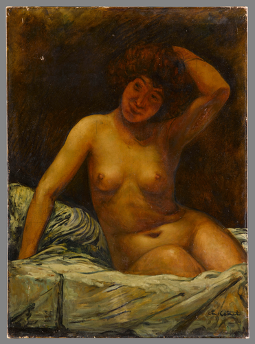 Charles Cottet - Etude de femme nue