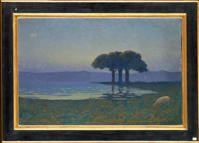Alphonse Osbert - Le Soir sur le lac