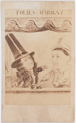 Anonyme - Reproduction d'un dessin de Mailly représentant Paul Legrand et Monsie...
