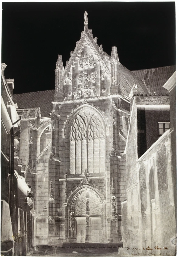 Reims (Marne) - Transept sud, église Saint-Remi - Henri Le Secq