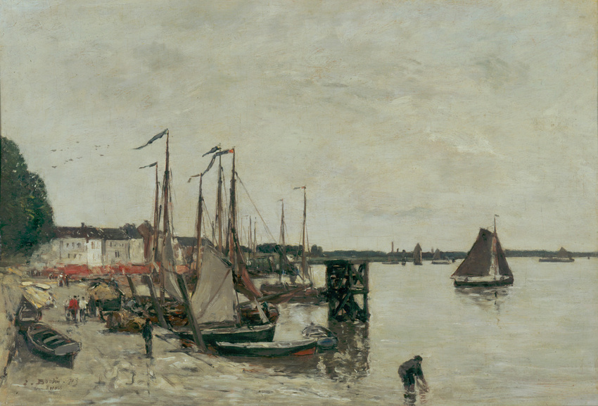 Eugène Boudin - Port d'Anvers