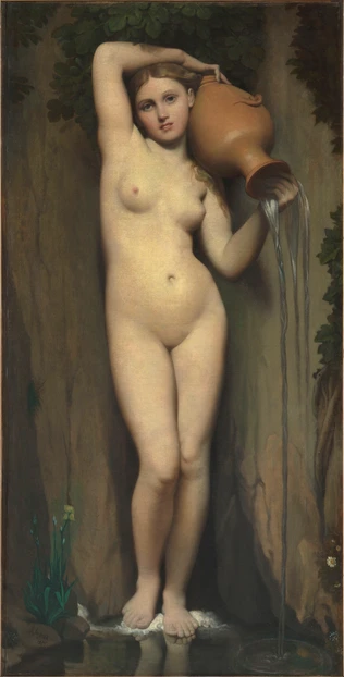 Jean Auguste Dominique Ingres - La Source