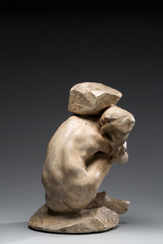Sa Pierre Cariatide tombée portant sa pierre - Auguste Rodin | Musée d'Orsay