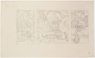 Pierre Bonnard - Femme âgée et petite fille