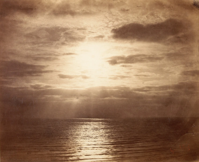 Gustave Le Gray - Effet de soleil dans les nuages - Océan