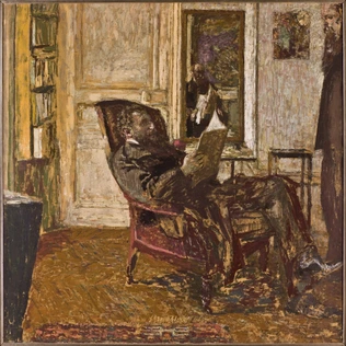 Edouard Vuillard - Portrait de Thadée Natanson dans le fauteuil